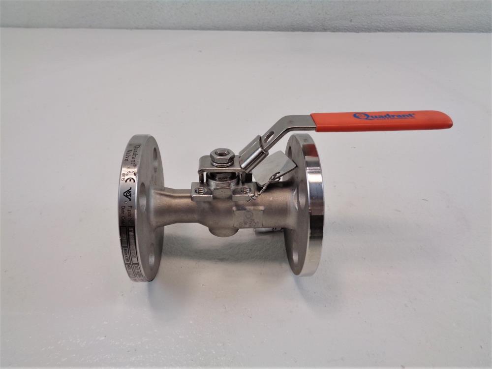 Quadrant 1/2" 150# CF8M Flanged Ball Valve, Fig# F1RSSRRLH1F050